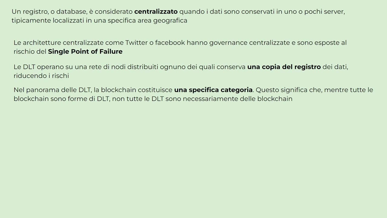 Cosa si intende per Distributed Ledger Technology o DLT