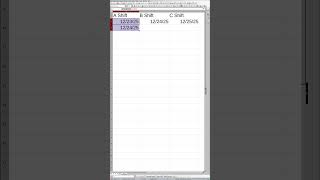 Office Spreadsheet Shift Work