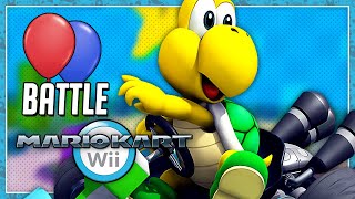 Mario Kart Wii  Balloon Battle Block Plaza 4 Player