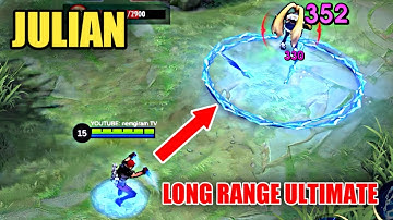 JULIAN BUG LONG RANGE ULTIMATE | NEW BUG | Mobile Legends