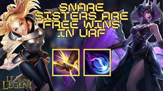 We Play Lux and Morgana in URF and They Think Were Scripting!! | LUX MORGANA DUO FREE WINS IN URF!!