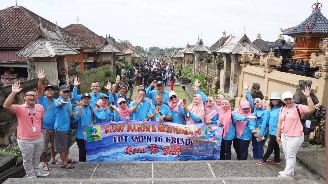 UPT SMPN 16 GRESIK || STUDY BUDAYA BALI || @gracetransofficial NAIK TERUS