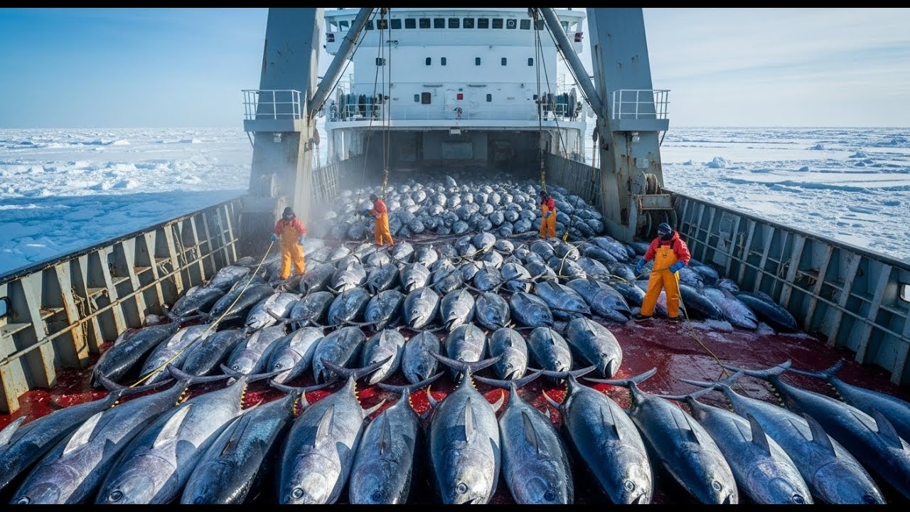 Beneath the Giant Tuna School | Sharks, Ice, and a Deadly Arctic Fishing Moment