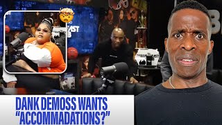 Celebrity Rapper Dank Demoss Thanked The Breakfast Club For "Accomdating" For Her Weight. Wealth