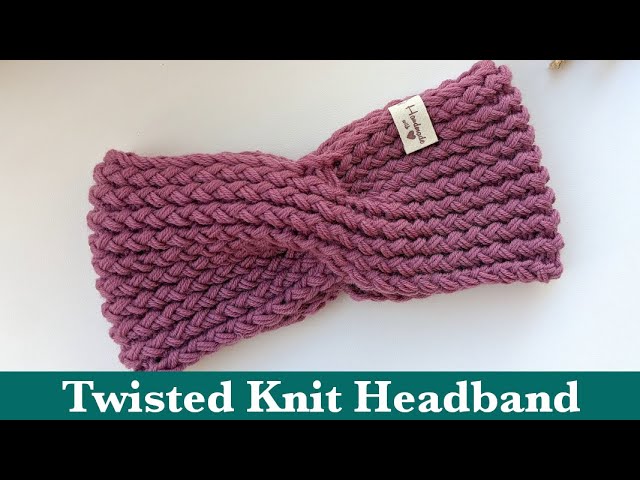 How to Knit a Twisted Headband (Step-by-Step Pattern) - Sheep and Stitch