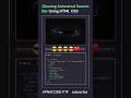 Animated search bar ui using html css #shorts #html #css #webdevelopment #coding