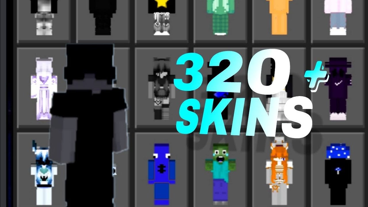 320+ SKINS FOR MCPE/MCBE/ios [1.21.132] || WORKS IN HIVE