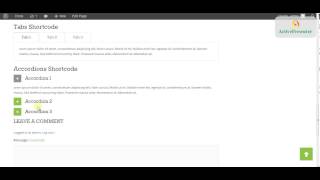 Using Shortcodes in Circle Wordpress Theme