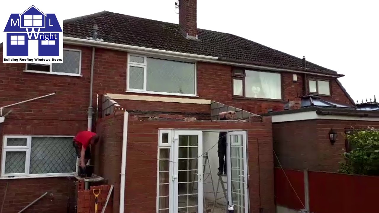 Flat to pitch conversion with 2 roof windows