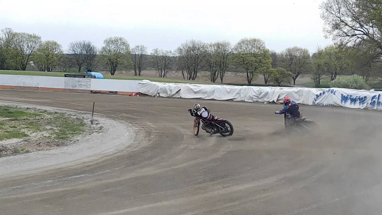Trening  żużlowy w Lginiu 24.04.2016