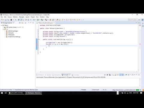 Java Programming (String generator)