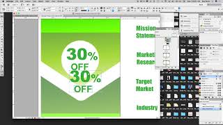 GATE FOLD SPREAD WITH GRAPHICS
