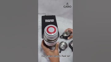 Vaccum flask set. Set of bottle and 2 cups Get customised. Corporate gift set