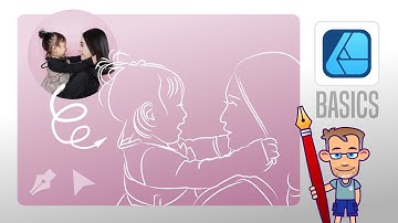 Affinity Designer Tutorial - Manually Tracing with the Pen Tool