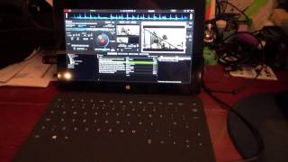 Microsoft Surface Pro running Virtual DJ Pro screenshot 4