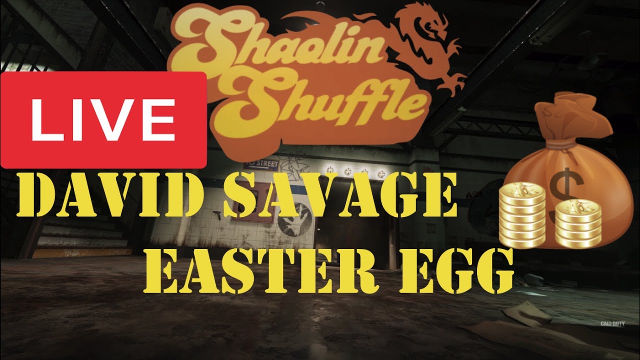 David Savage LIVE Easter Egg Shaolin Shuffle