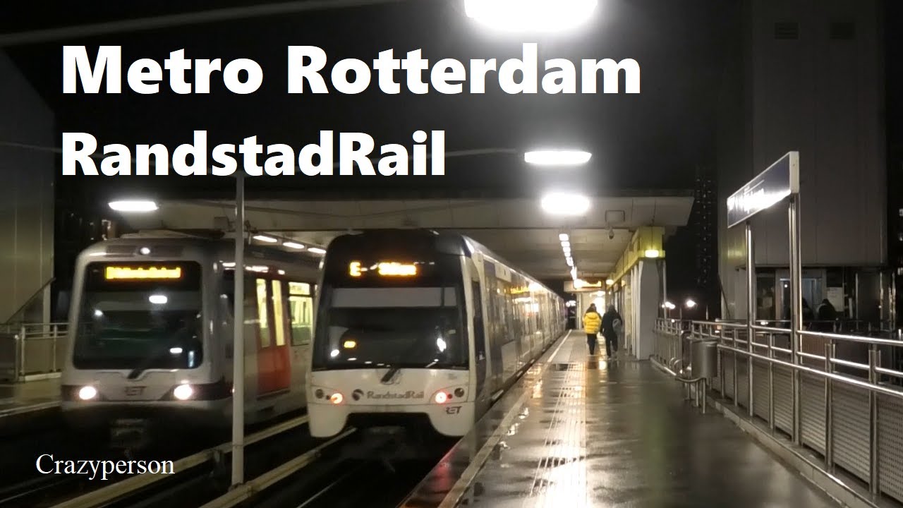Metro Rotterdam Jan. 2022 - Fast Compilation | RET RandstadRail R-net