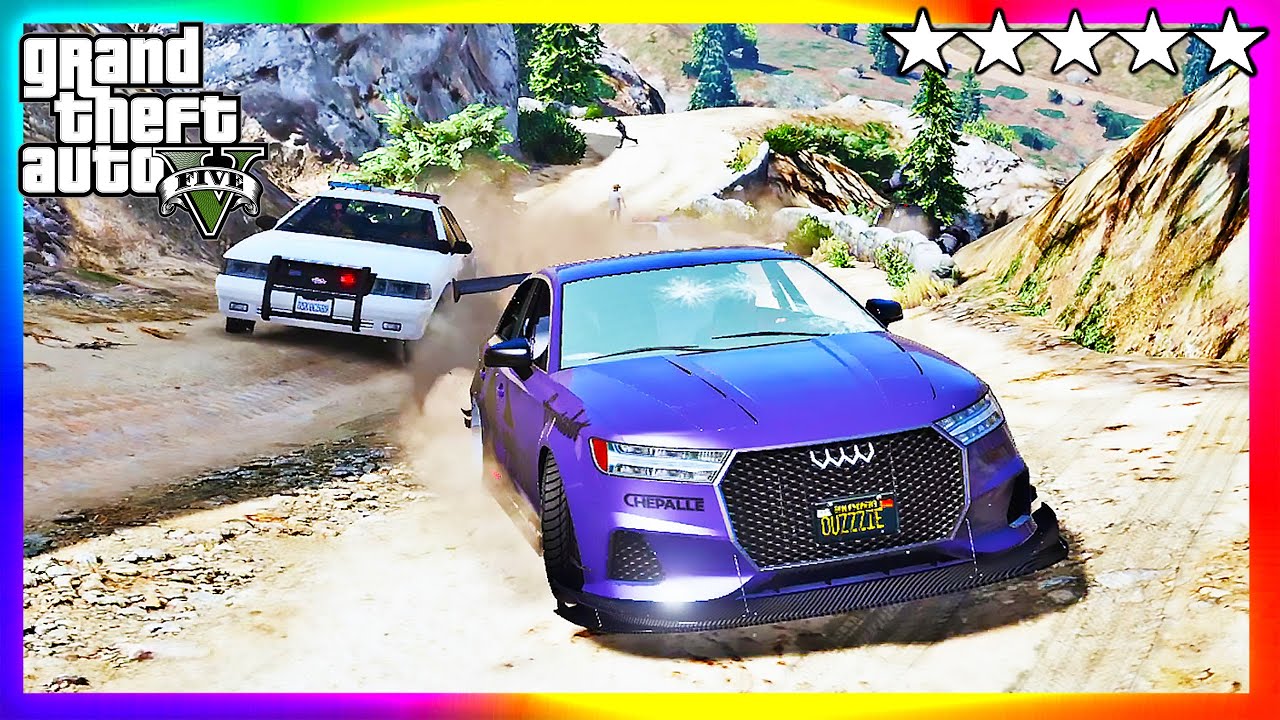 GTA 5 - Audi RS3 Epic Five Star Police Chase Escape!!! (GTA 5 Funny ...