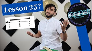 How to play Lesson 25 (PAS Rudiment 34)