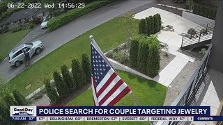 Police search for couple targeting jewelry in Bellevue | FOX 13 Seattle screenshot 5
