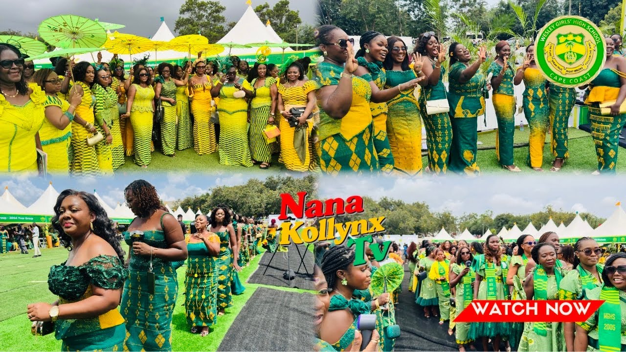 How The Various Year Groups Of Wesley Girls Rep @ Their 189th Anniversary Celebrations💚💛🥰✌️