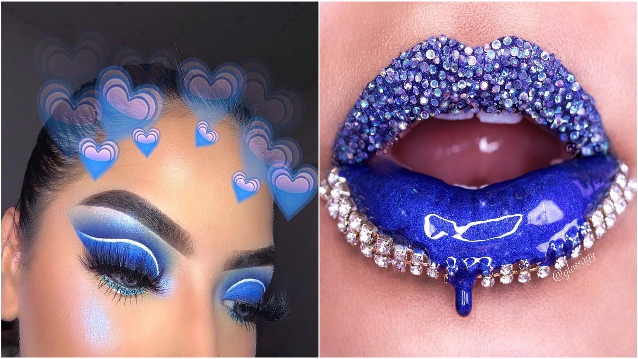 💙 BLUE MAKEUP TUTORIALS COMPILATION BEAUTY CENTRE YouTube