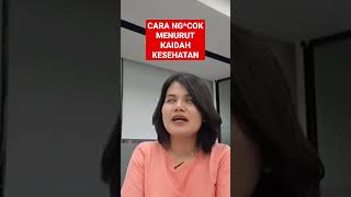 Cara Ngock Menurut Kaidah Kesehatan Nita