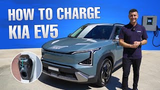 How to Charge the Kia EV5 | Charging Speeds, Range & Options