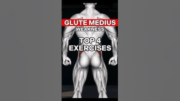 💥 TOP 4 exercises for gluteus medius #glutesworkout #workout