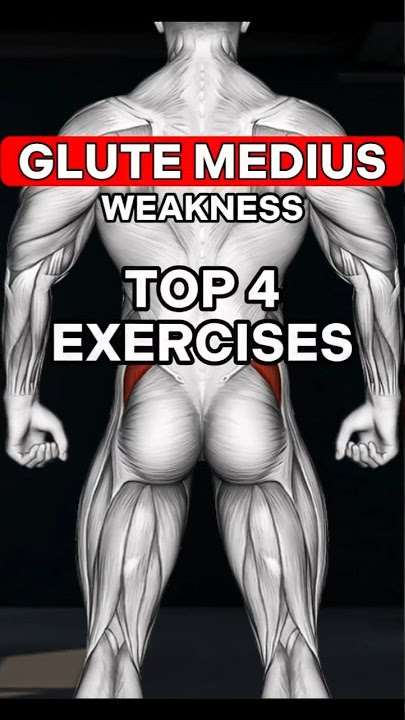 💥 TOP 4 exercises for gluteus medius #glutesworkout #workout