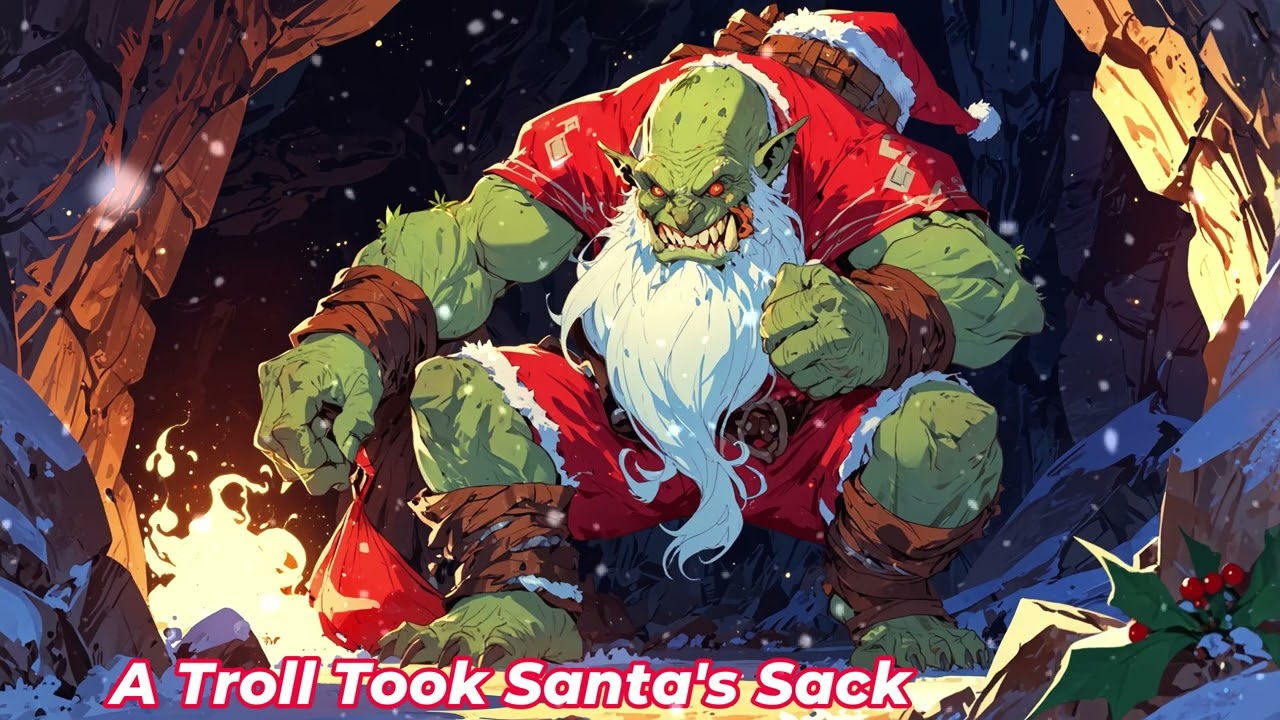 A Troll Took Santa's Sack DND Rock
