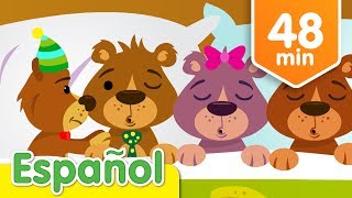 Diez En La Cama y Más Canciones de Niños | Super Simple Español