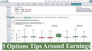 5 Options Tips Around Earnings - Market Chameleon Webinar