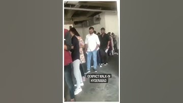 Genpact walk-in interviews in Hyderabad|| #interviews