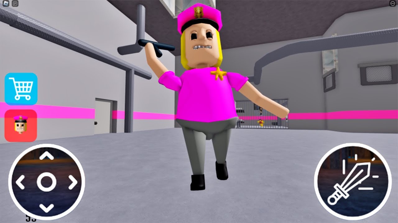 POLICE GIRL PRISON RUN! (New Obby) Full Gameplay All Jumpscares | Roblox