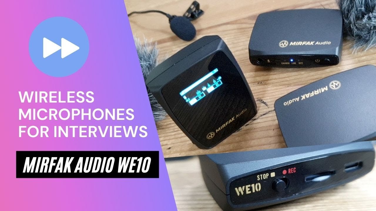 Wireless Microphones for Interview - MIRFAK Audio WE10 - YouTube