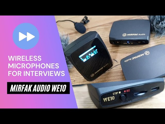 Wireless Microphones for Interview - MIRFAK Audio WE10 - YouTube