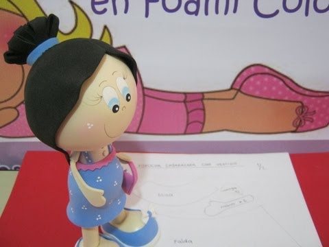 fofucha embarazada con vestido