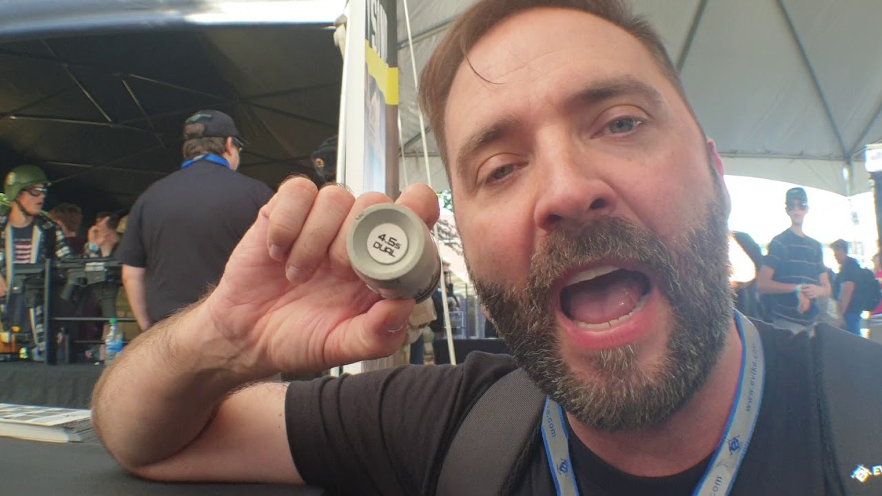 TAGinn Airsoft Grenade Launcher (150 meters accurate!) And new shells | Evike AirsoftCon 2019