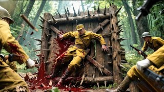 高燃抗日電影！獵人提前設下各種冷兵器，將追殺日軍精銳部隊殺的渣都不剩！ ⚔️ 抗日 MMA | Kung Fu #女特務 #復仇 #movie #動作 #功夫