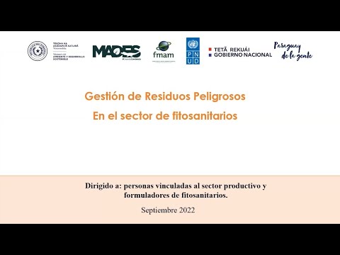 Gestión de Residuos Peligrosos en el sector de fitosanitarios - 1