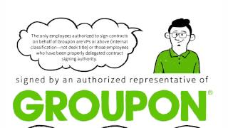 Groupon Contract Governance Training – Whiteboard Animation