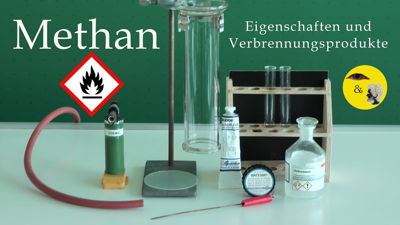 Methan - Eigenschaften und Verbrennungsprodukte - YouTube