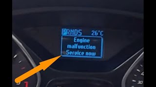 Ford Focus "Engine Malfunction Service Now" Alert? Fix This Before You’re Stranded!