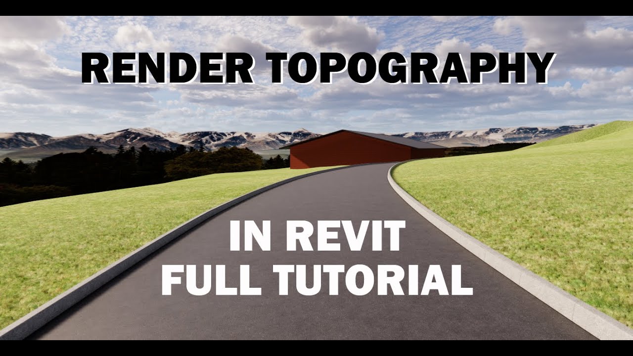 Revit Topography Rendering Revit Topography | Render Site | Part 3 - YouTube