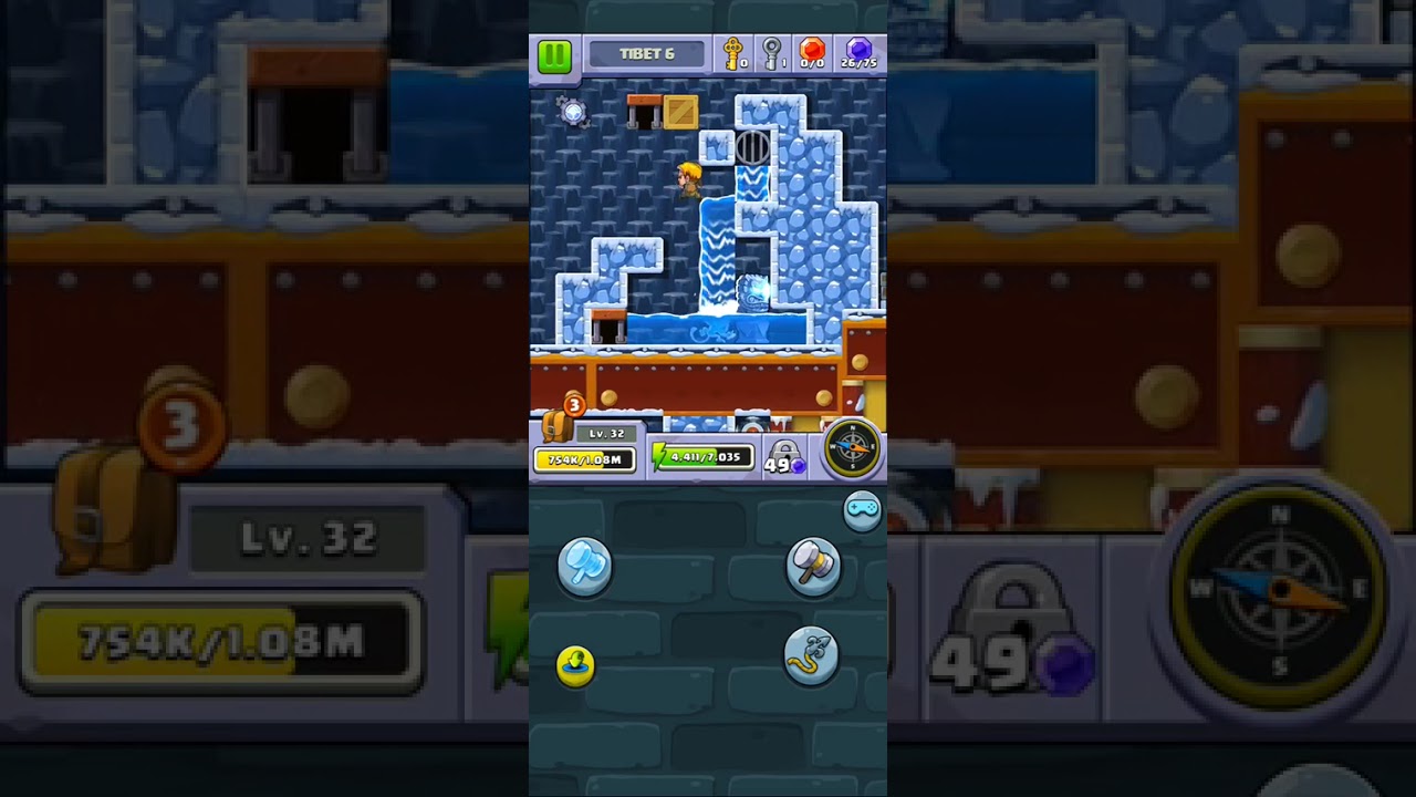 Diamond Quest Tebit 6 level 8