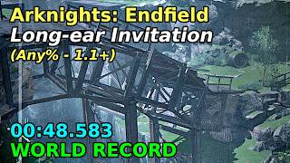 Arknights: Endfield - Long-ear Invitation (Any% V1.1+) - World Record Speedrun - 48.583s