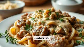 Keto beef stroganoff recipe