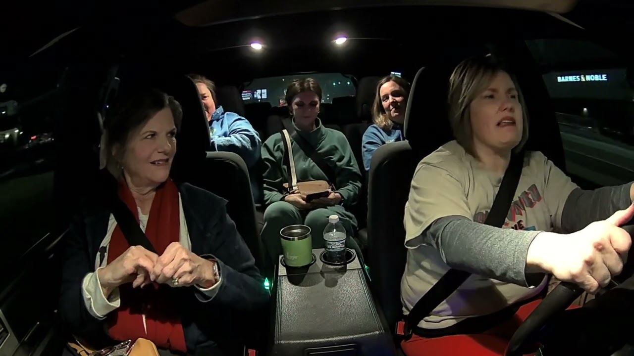 The girls called an Uber for their mom :) :)