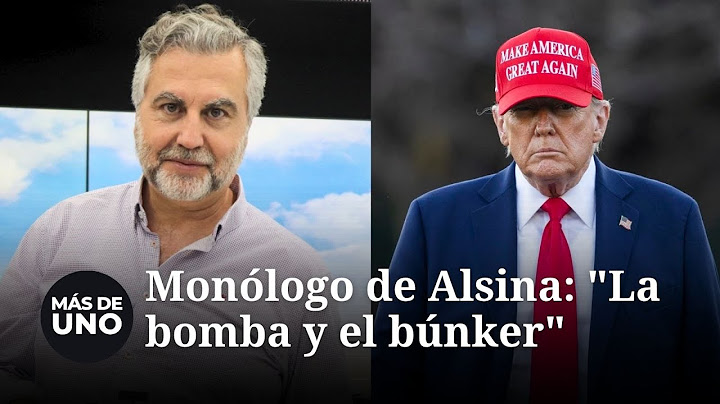Alsina, en su monólogo, habla de la entrada de EEUU en la guerra: "La bomba y el búnker"